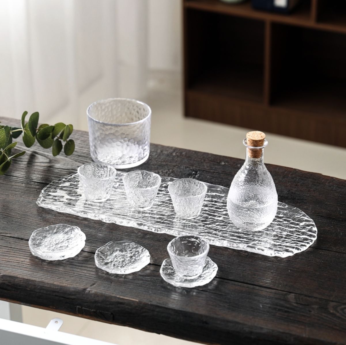 Japanese sake glass