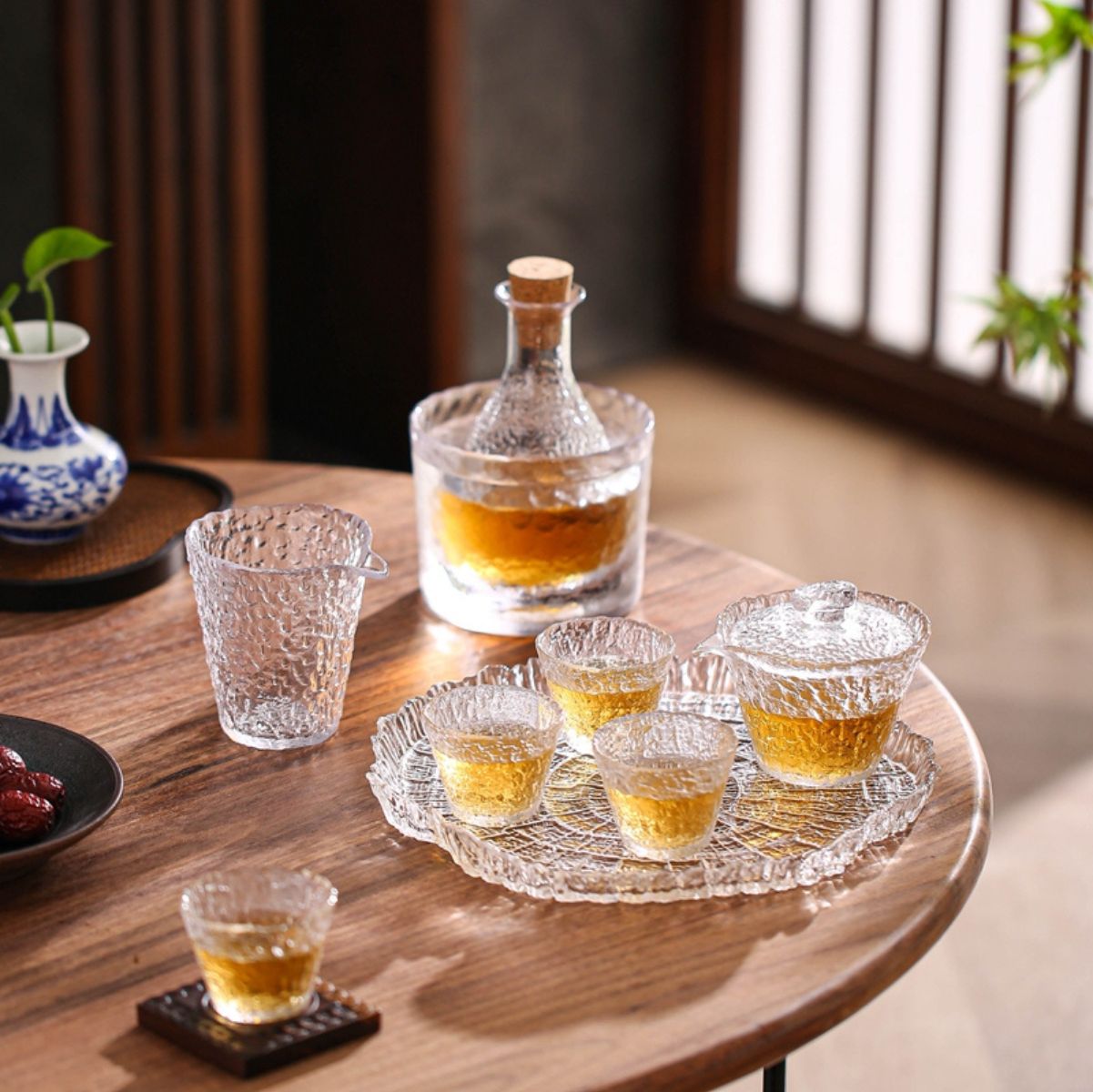 Japanese sake glass