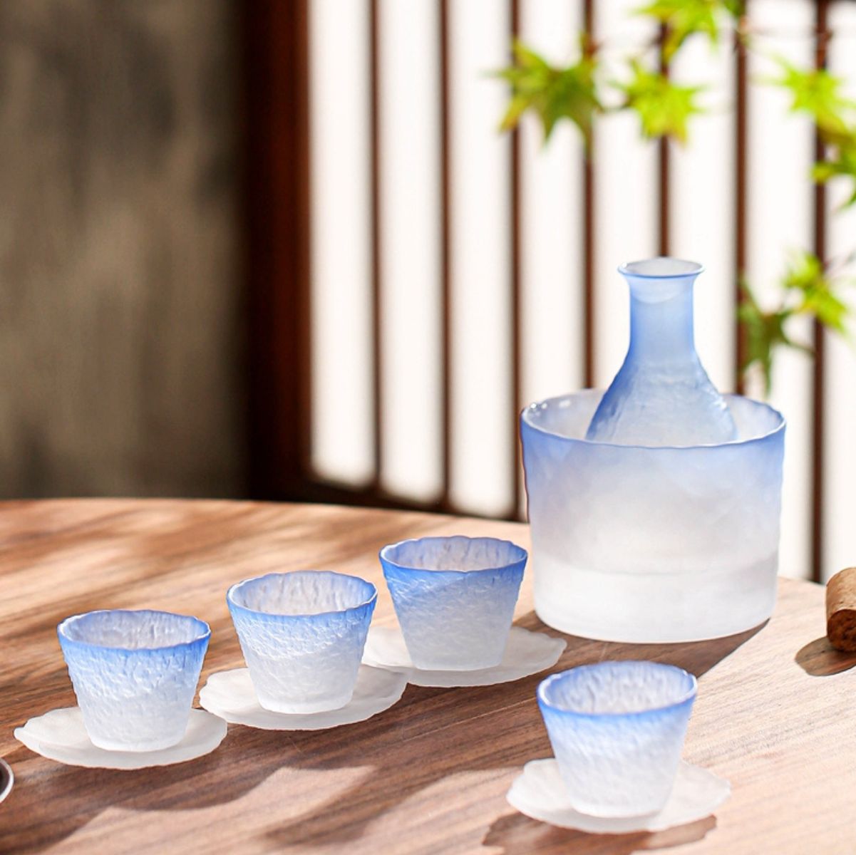 Japanese sake glass