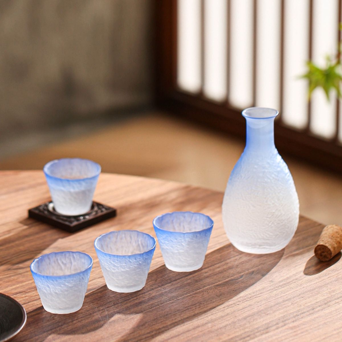 Japanese sake glass