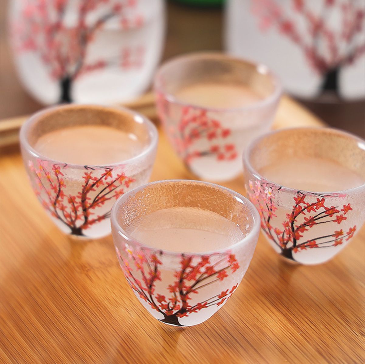 Japanese sake glass