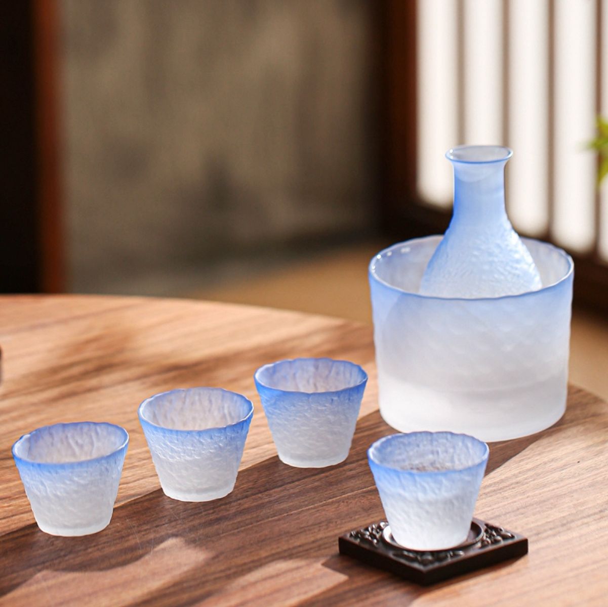 Japanese sake glass